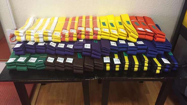 Belt Testing Aug. 17-21